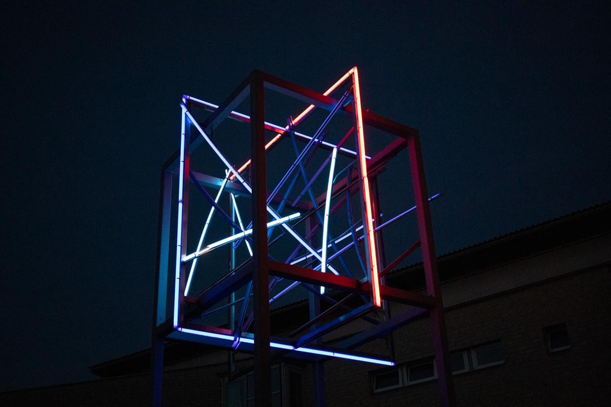 Weg-Zeichen-Licht