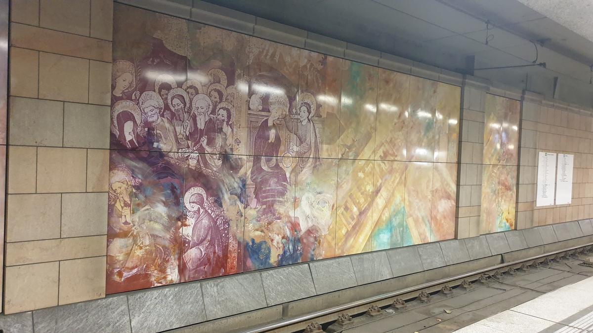 Gestaltung der U-Bahn Station Reinoldikirche