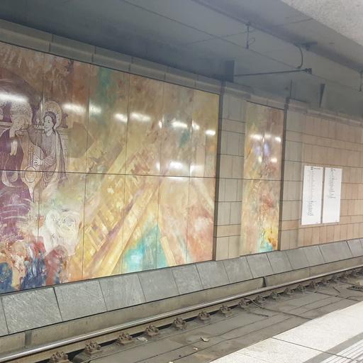 Gestaltung der U-Bahn Station Reinoldikirche von Georg Meissner + Weitere