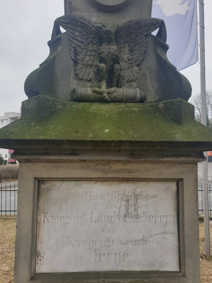 Kriegerdenkmal in Kirchderne, Gefallene1870-1871