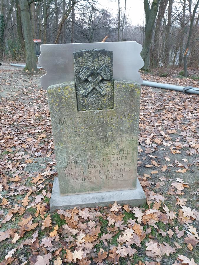 Gedenkstein für Markscheide