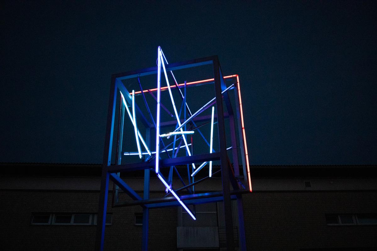 Weg-Zeichen-Licht