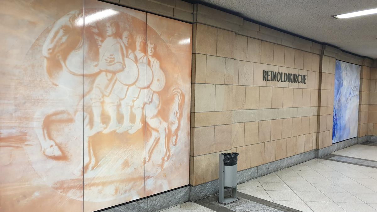 Gestaltung der U-Bahn Station Reinoldikirche