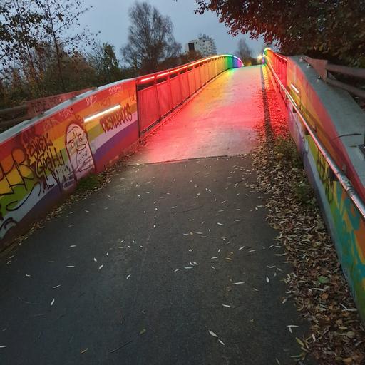 Regenbogenbrücke von Thomas Haagen