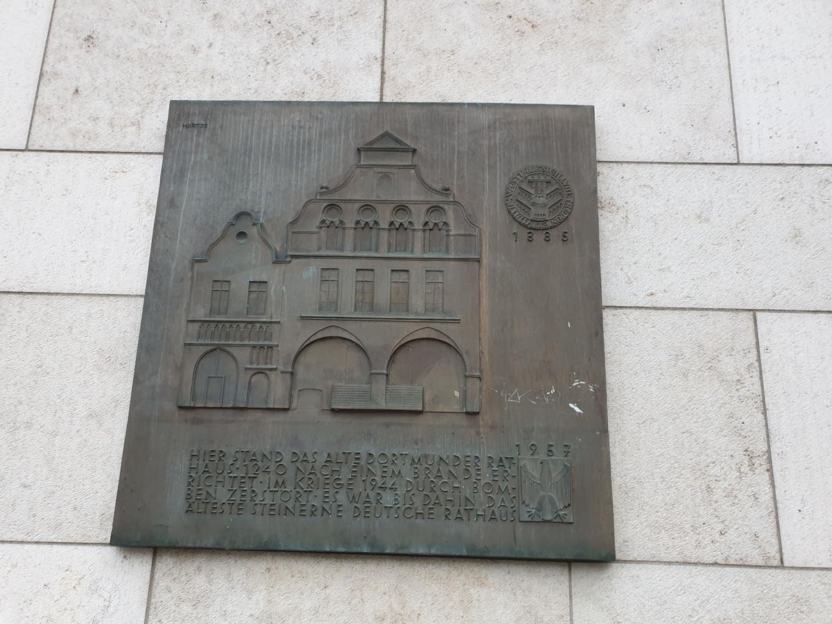 Gedenktafel für das Alte Rathaus