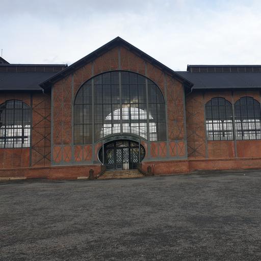 Eingang zur Maschinenhalle der Zeche Zollern von Bruno Möhring