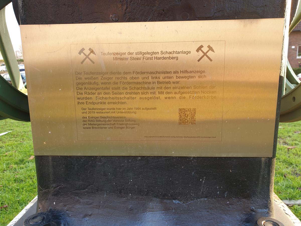 Teufenzeiger für Schacht VI (Industriedenkmal)