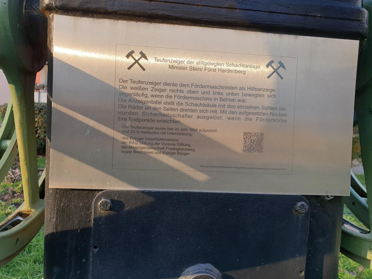 Teufenzeiger für Schacht VI (Industriedenkmal)