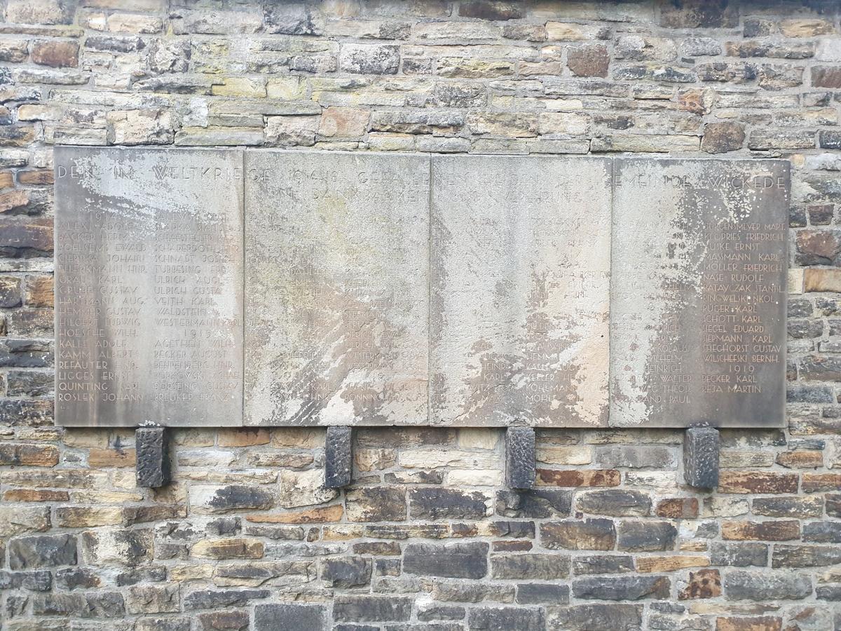 Gedenktafel 1914/18