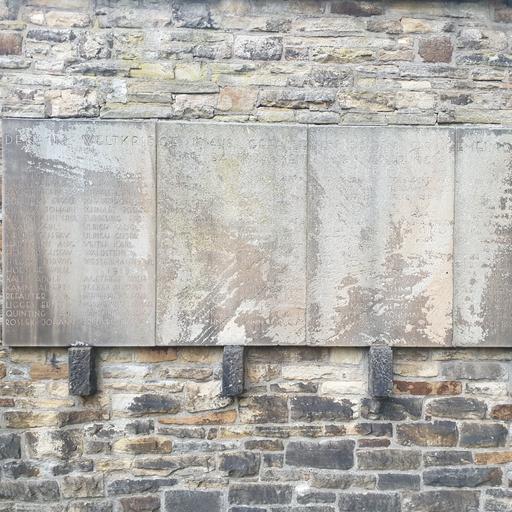 Gedenktafel 1914/18 von Walter Johannes Becker
