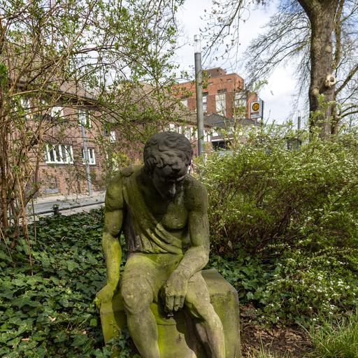 Müder Wanderer von Hubert Baumeister