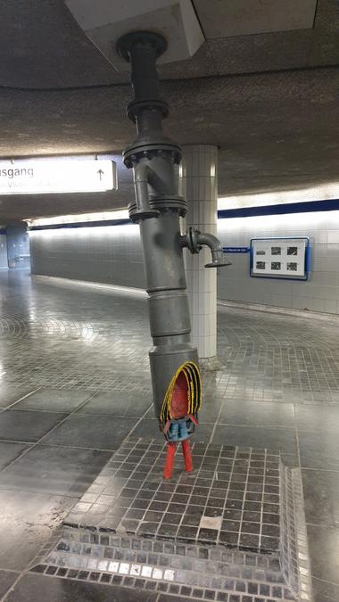 Stahllanze mit Kupferkopf