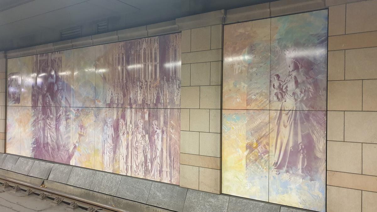 Gestaltung der U-Bahn Station Reinoldikirche