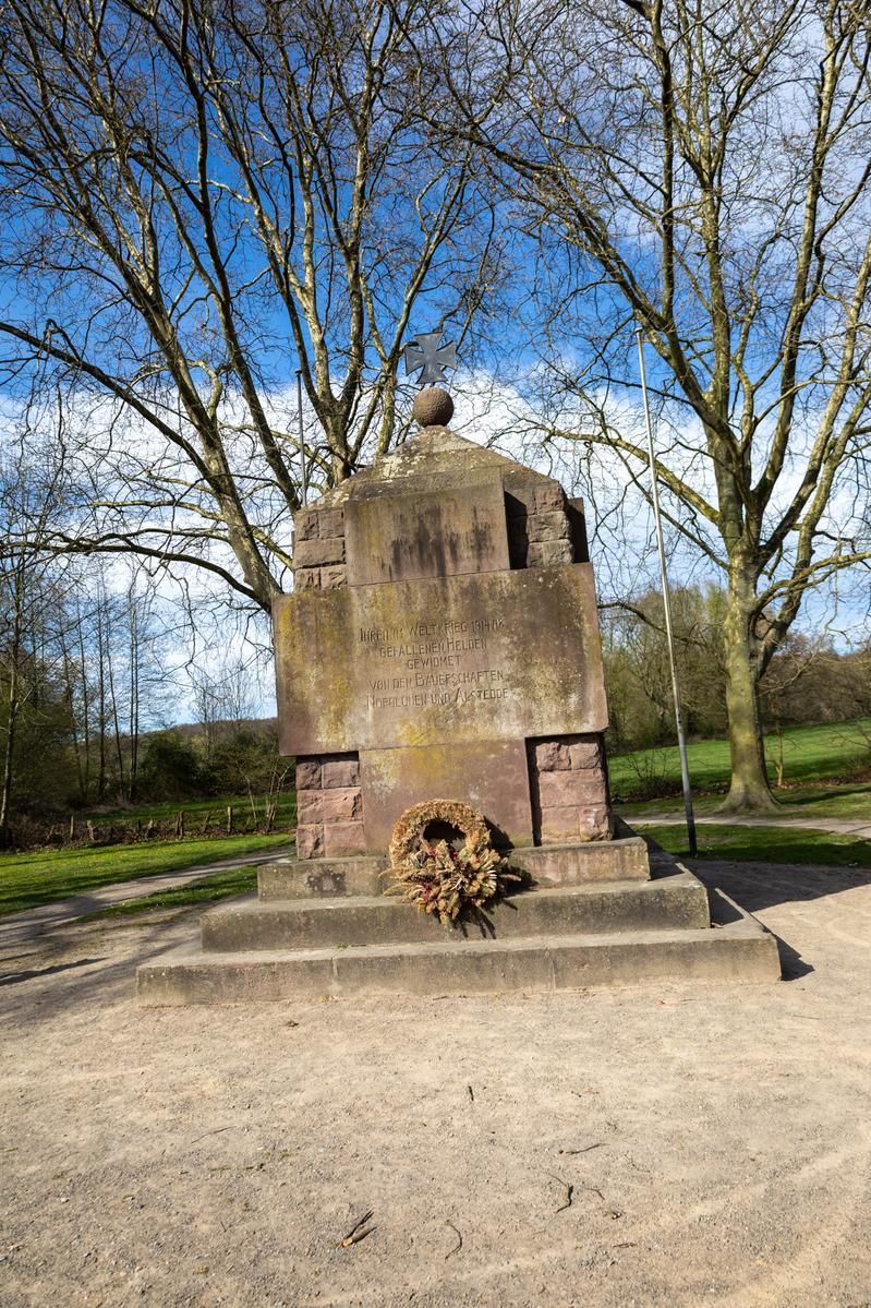 Ihren im Weltkrieg 1914/18 gefallenen Helden