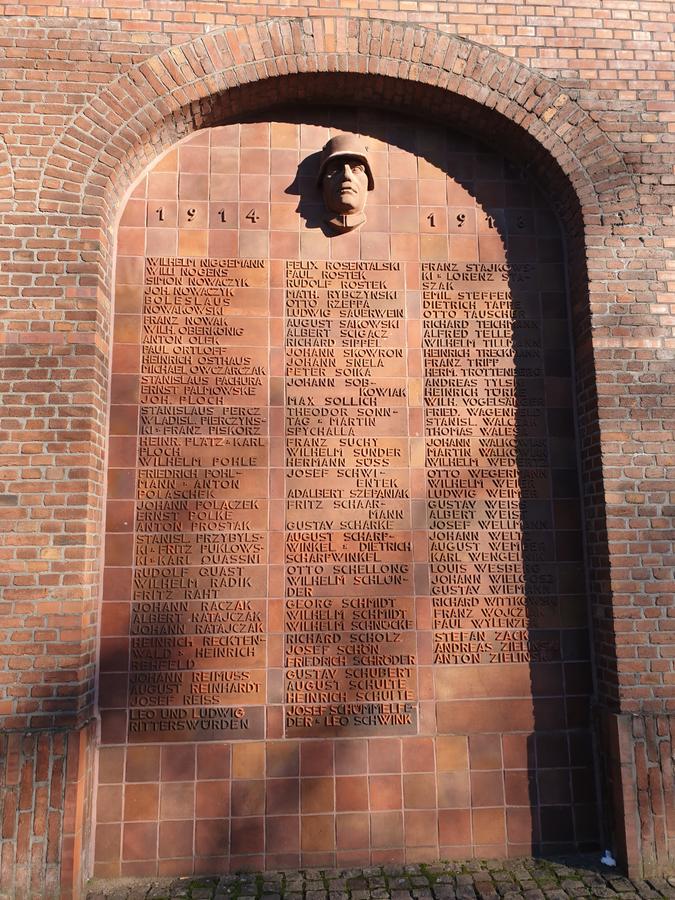 Kriegerdenkmal in Mengede, Gefallene 1914-1918