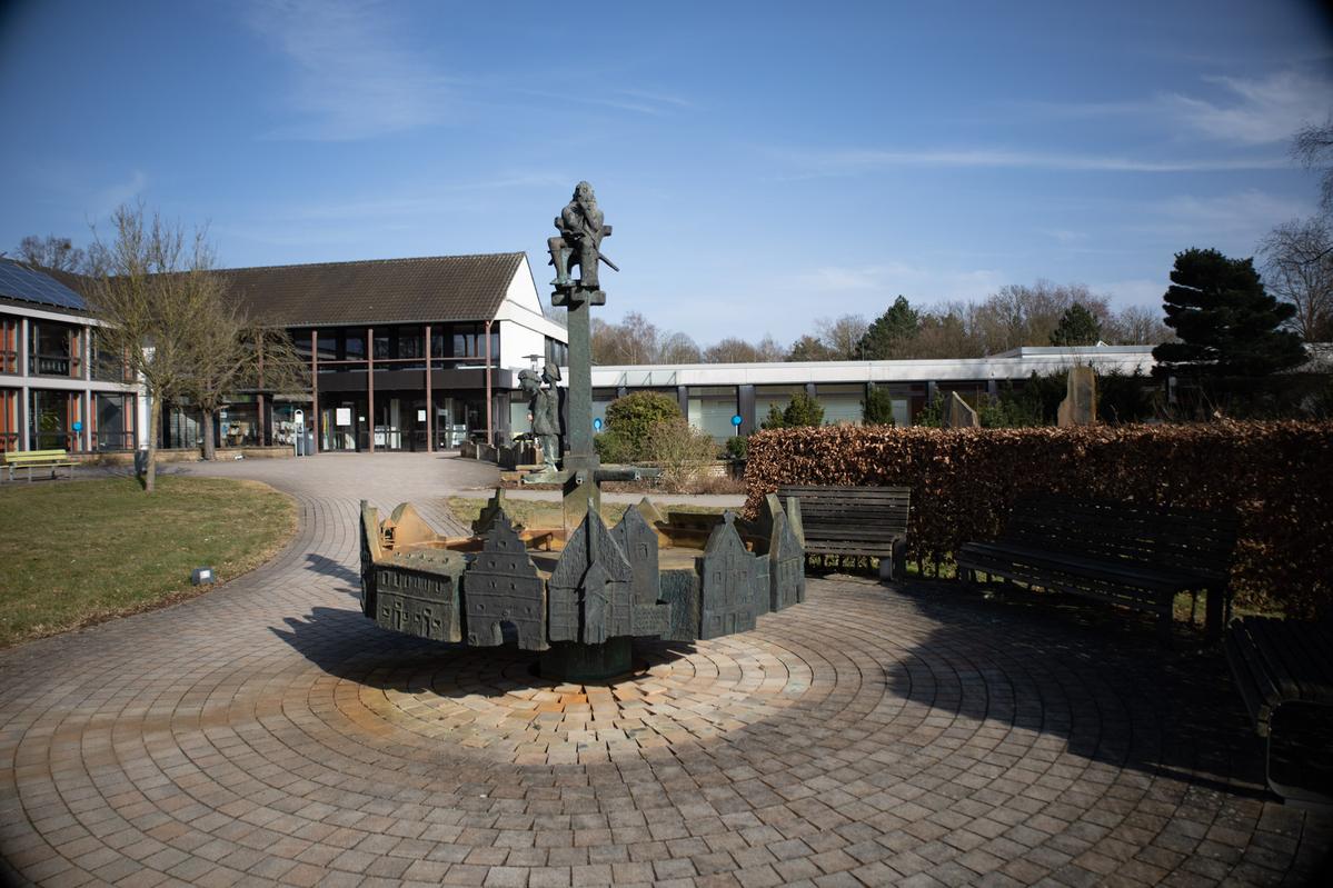 Goethe in Münster (Münsterbrunnen)