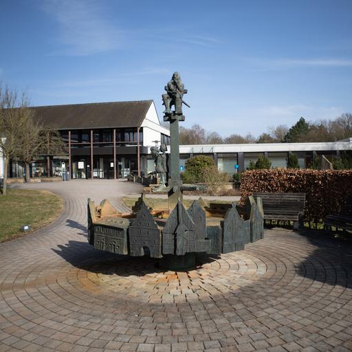 Goethe in Münster (Münsterbrunnen) von Bernhard Kleinhans
