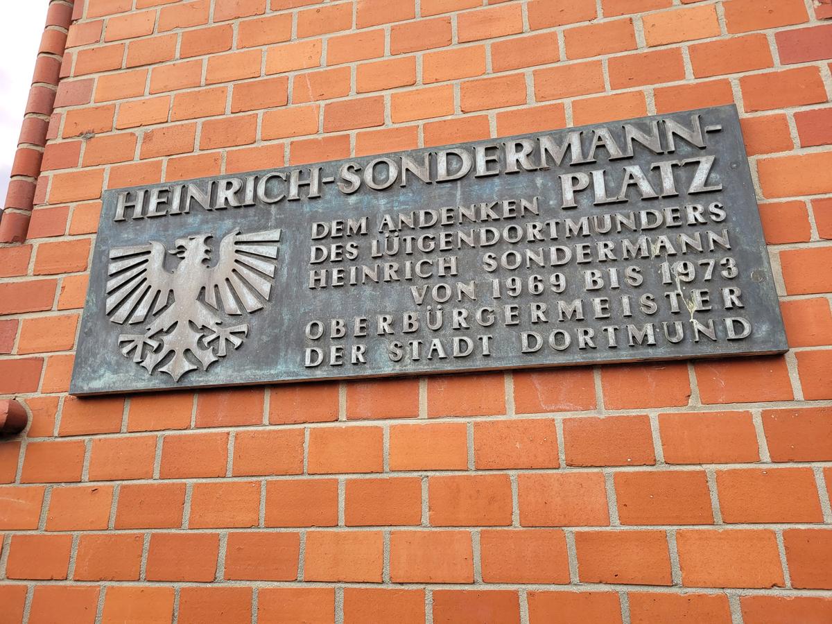 Gedenktafel für den ersten Lütgendortmunder