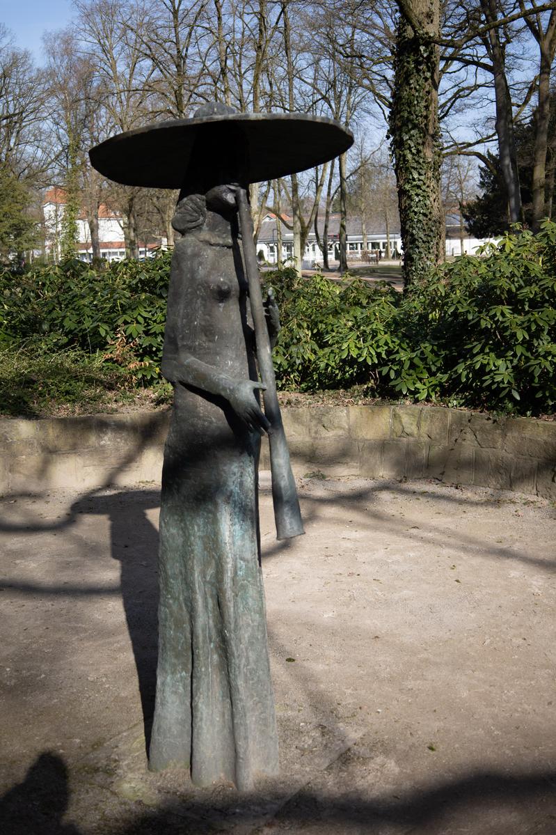 Flötenspielerin