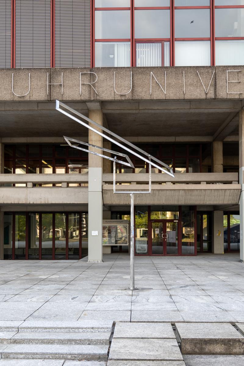 Two Open Rectangles Excentric Triangular Section, Variation VII