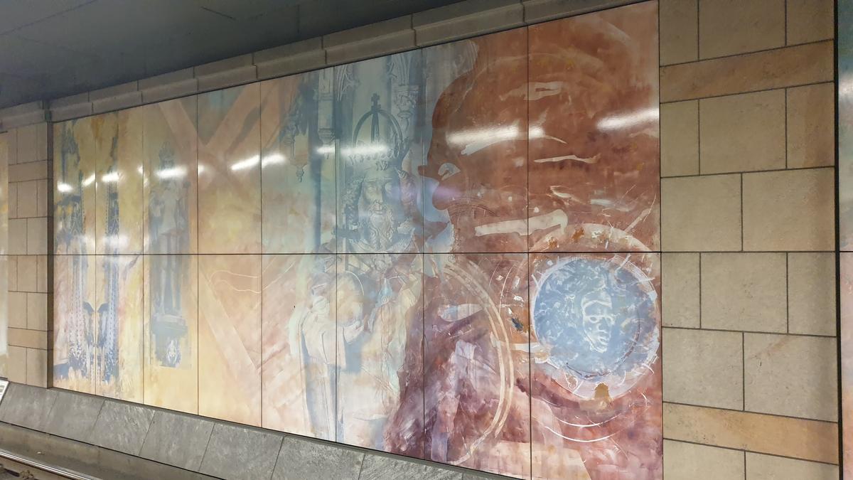 Gestaltung der U-Bahn Station Reinoldikirche