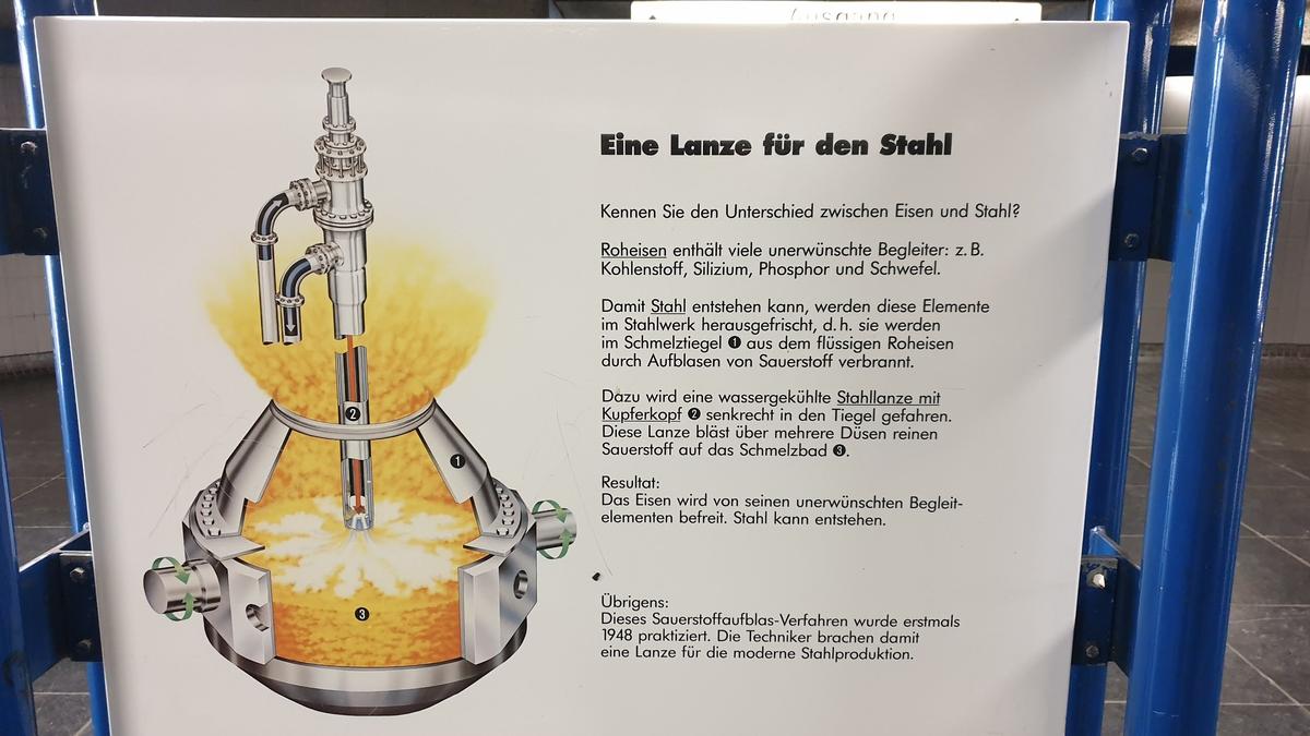 Stahllanze mit Kupferkopf