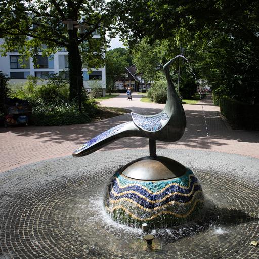 Die Fontäne (Pfauenbrunnen) von Wolfgang Kreutter