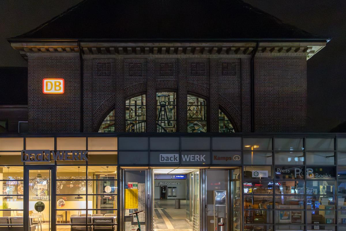 Fenster im Bahnhof Herne