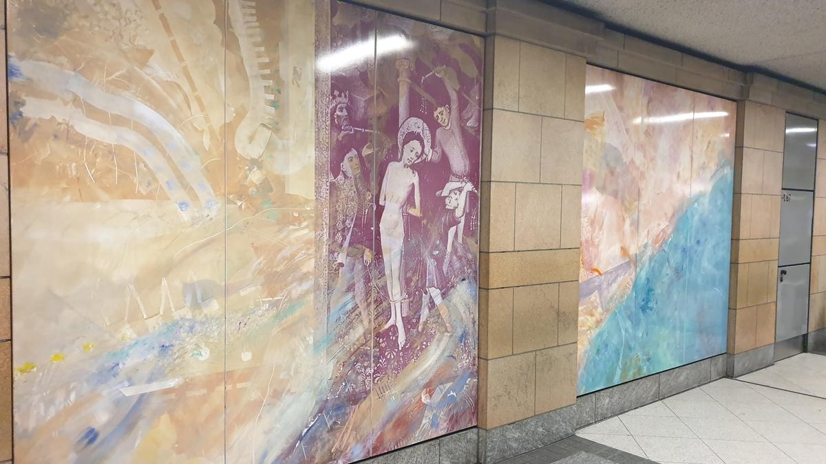 Gestaltung der U-Bahn Station Reinoldikirche