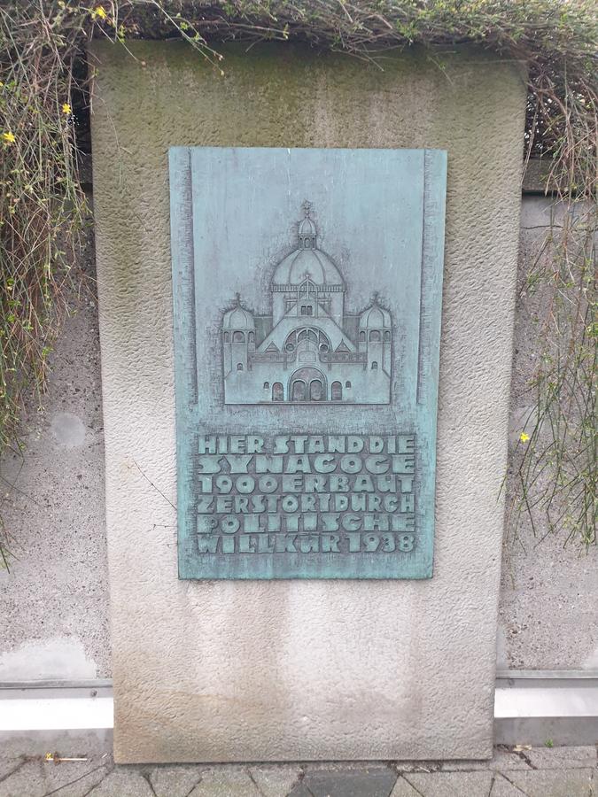 Gedenktafel für die Alte Synagoge