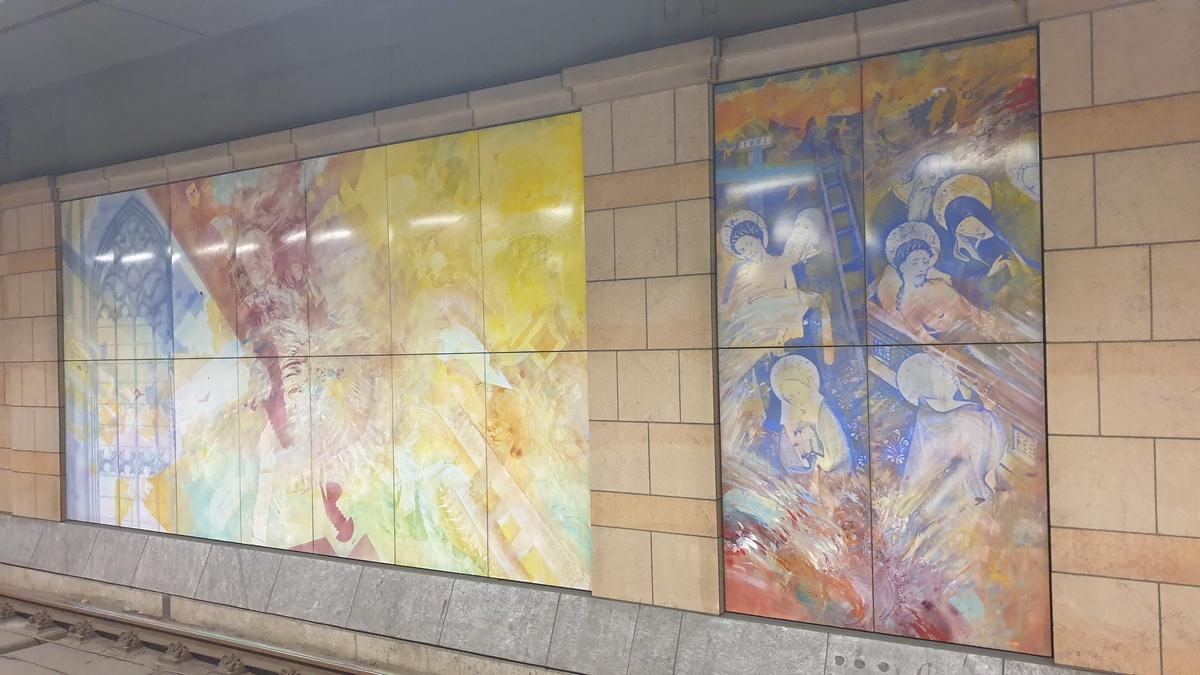 Gestaltung der U-Bahn Station Reinoldikirche