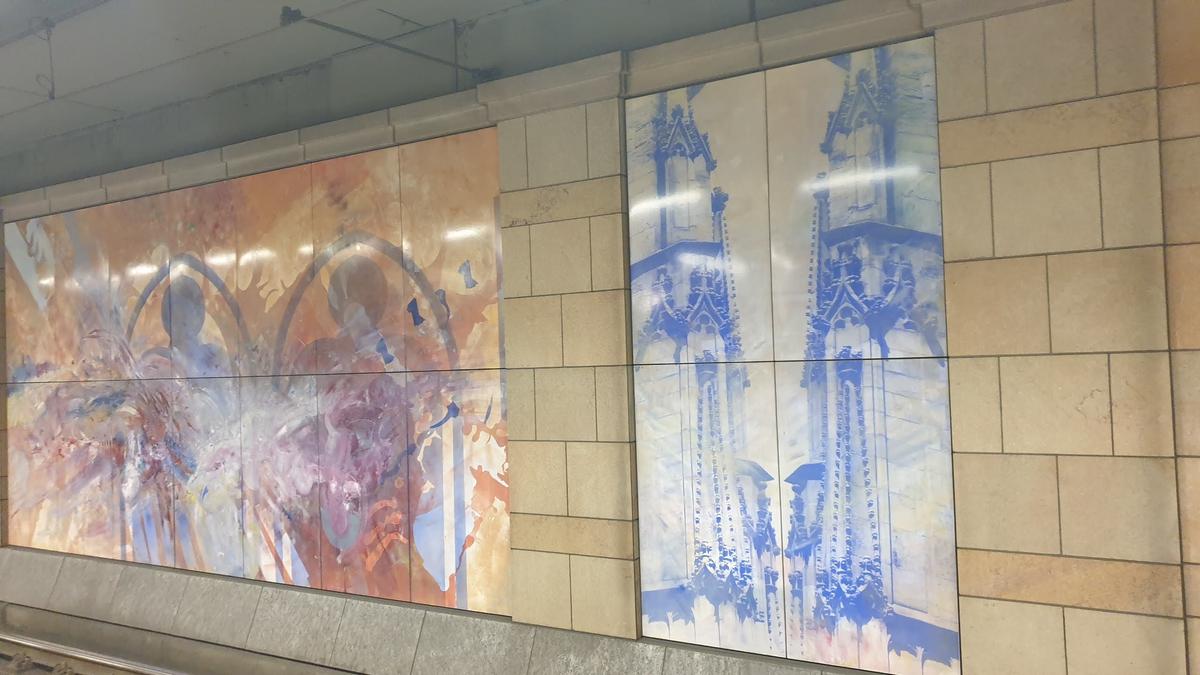 Gestaltung der U-Bahn Station Reinoldikirche