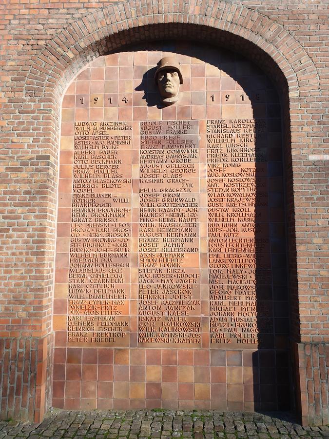 Kriegerdenkmal in Mengede, Gefallene 1914-1918