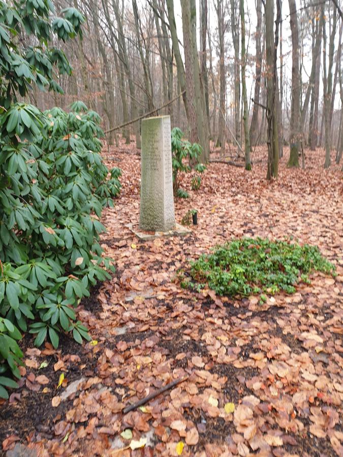 Gedenkstein für Opfer des Hubschrauberabsturzes