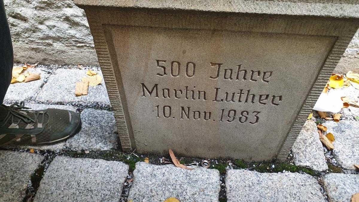 Gedenkstein für Martin Luther