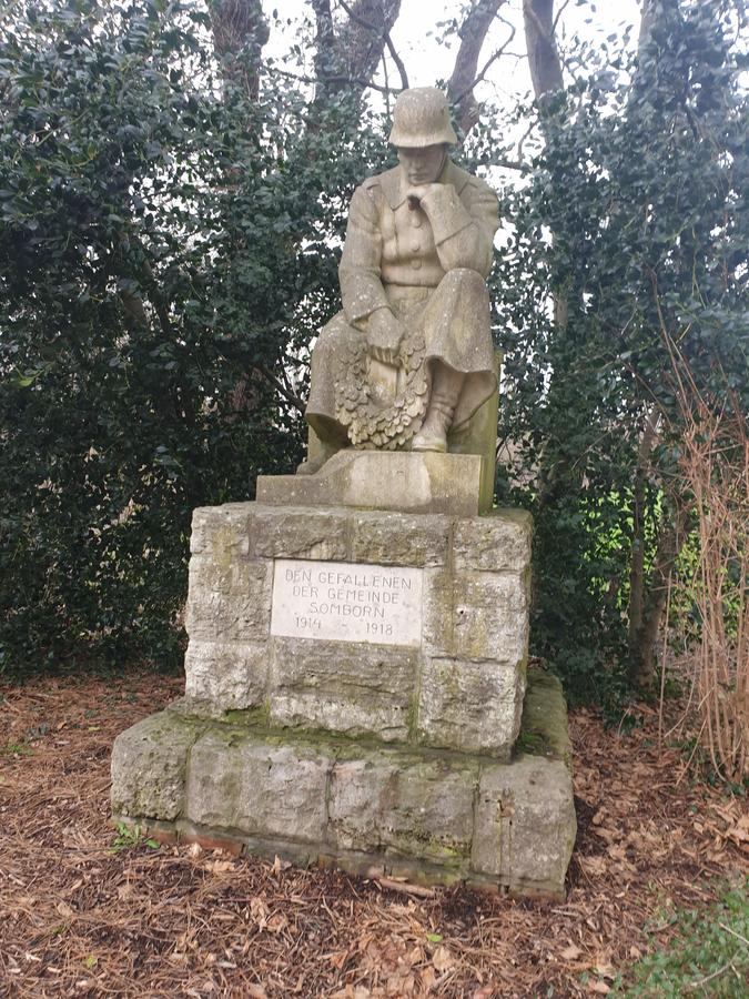 Kriegerdenkmal in Somborn, Gefallene 1914-1918