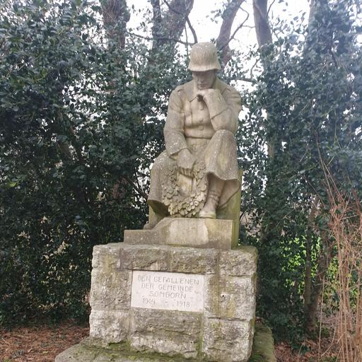 Kriegerdenkmal in Somborn, Gefallene 1914-1918 von Hans Dammann