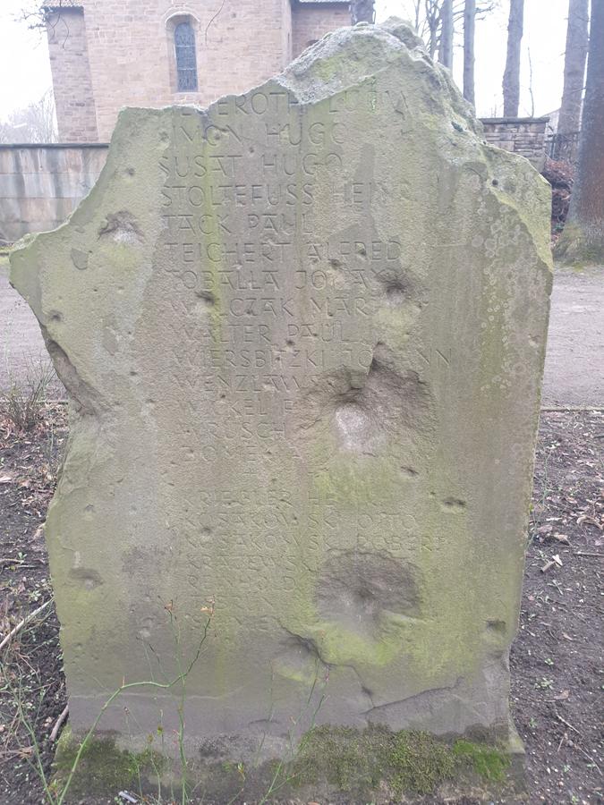 Kriegerdenkmal in Kirchderne, Gefallene 1914-1918