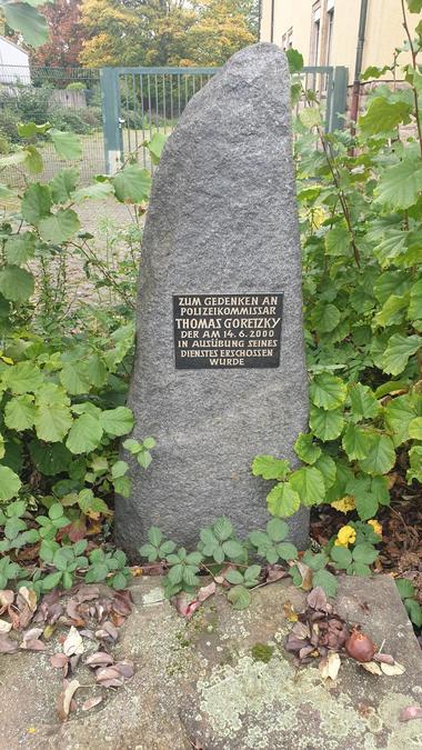 Mahnmal für Thomas Goretzky