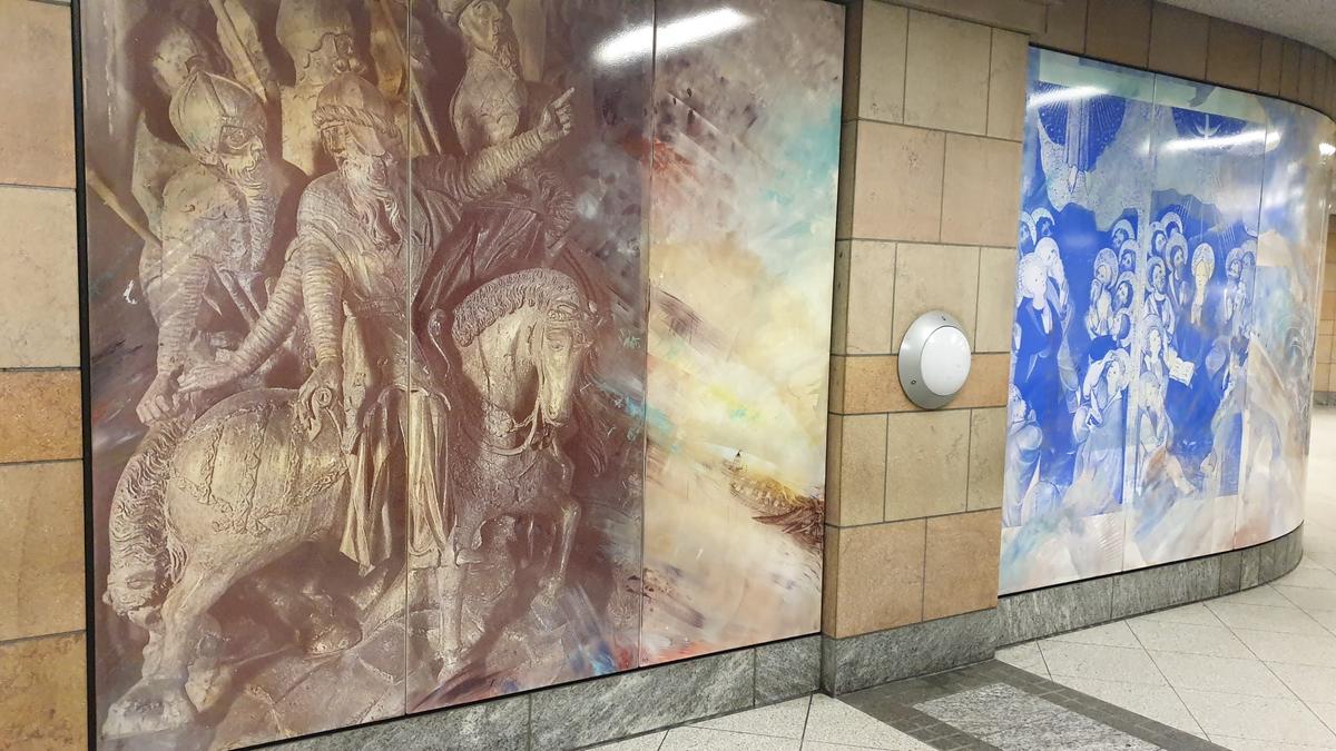 Gestaltung der U-Bahn Station Reinoldikirche