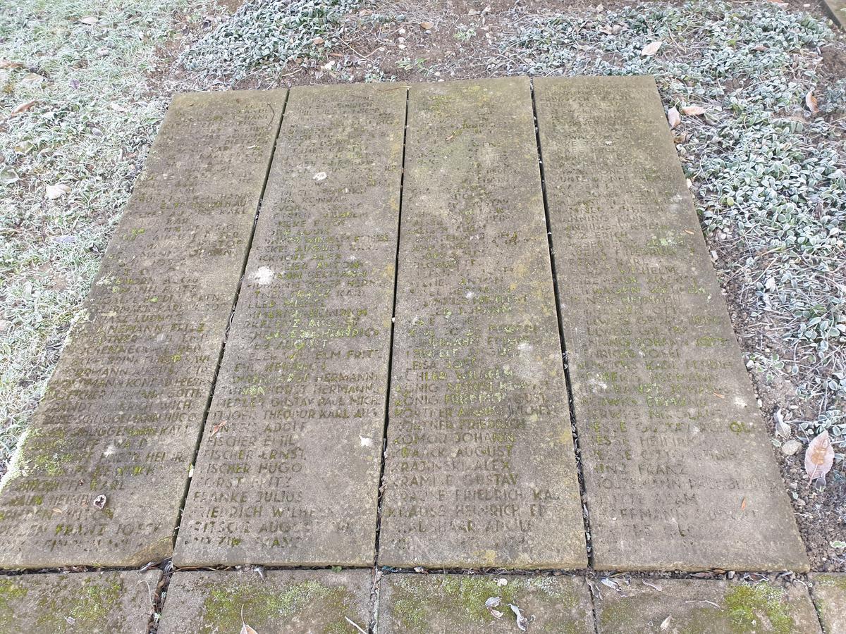 Kriegerdenkmal in Dorstfeld, Gefallene 1914-1918