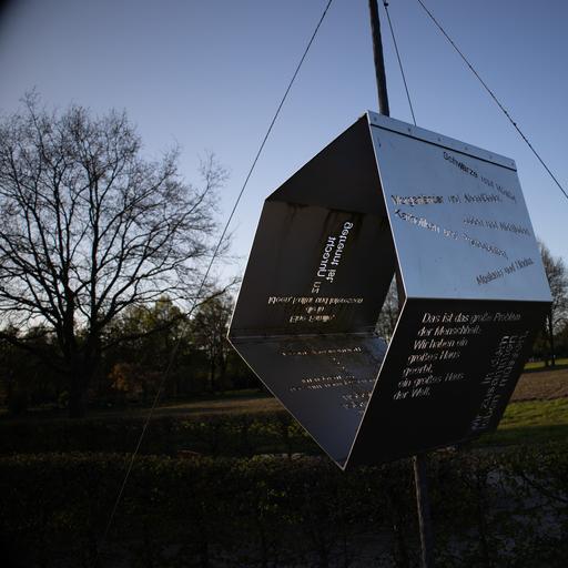 Wortskulptur Martin Luther King von Benigna Grüneberg