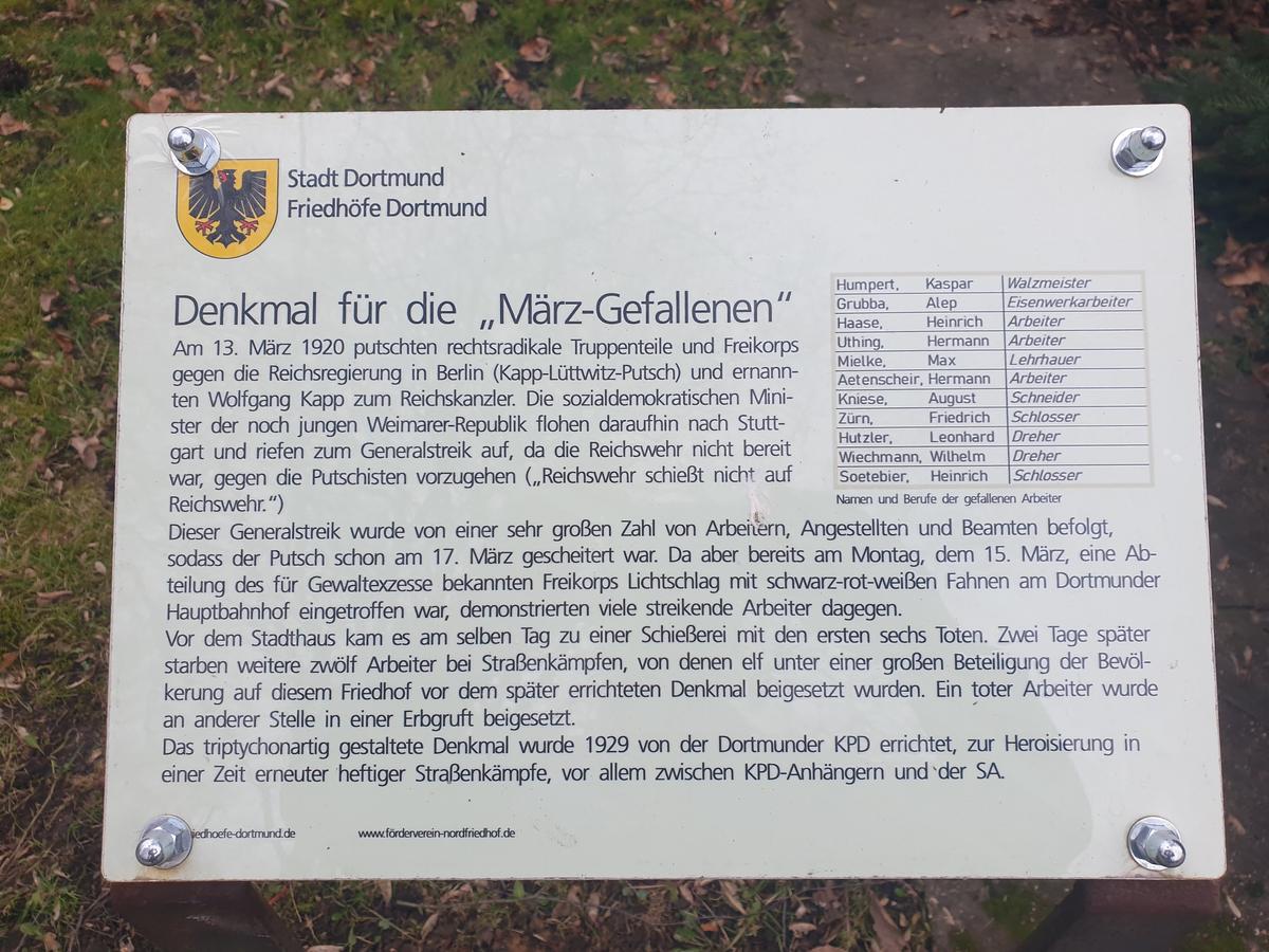Denkmal für die Märzgefallenen