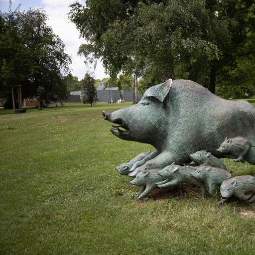 Wildwechsel (Wildschweine) von Hans Gerd Ruwe