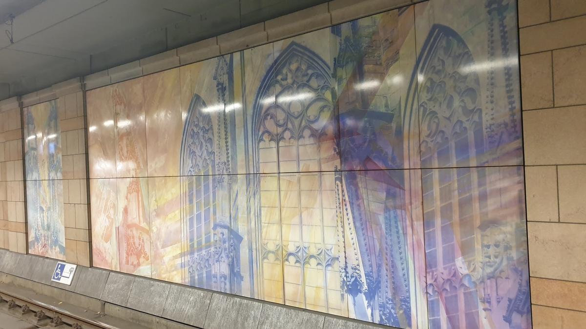 Gestaltung der U-Bahn Station Reinoldikirche